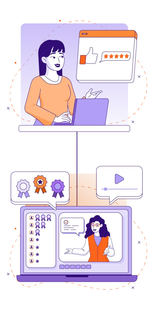 Engage and training for customer education Mesa de trabajo